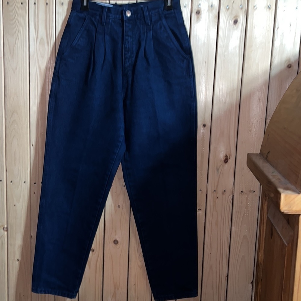 Bill Blass Dark Blue Denim Mom Jeans 8P